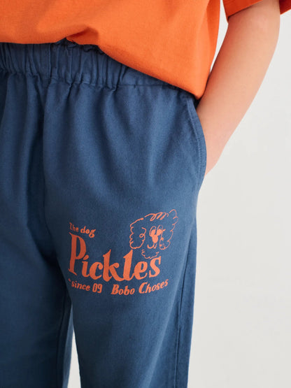 Pickles the dog woven pants