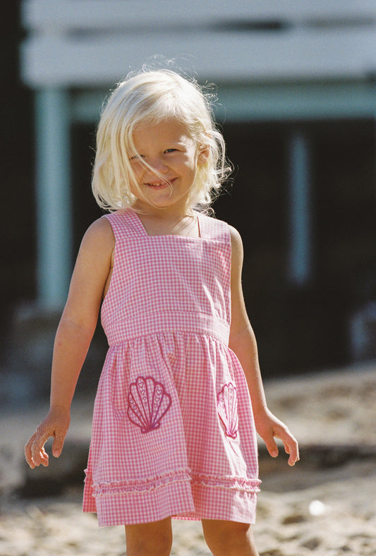 Coco Dress | strawberry gingham