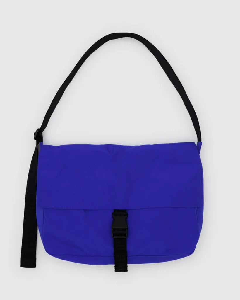 Nylon Messenger Bag | Lapis