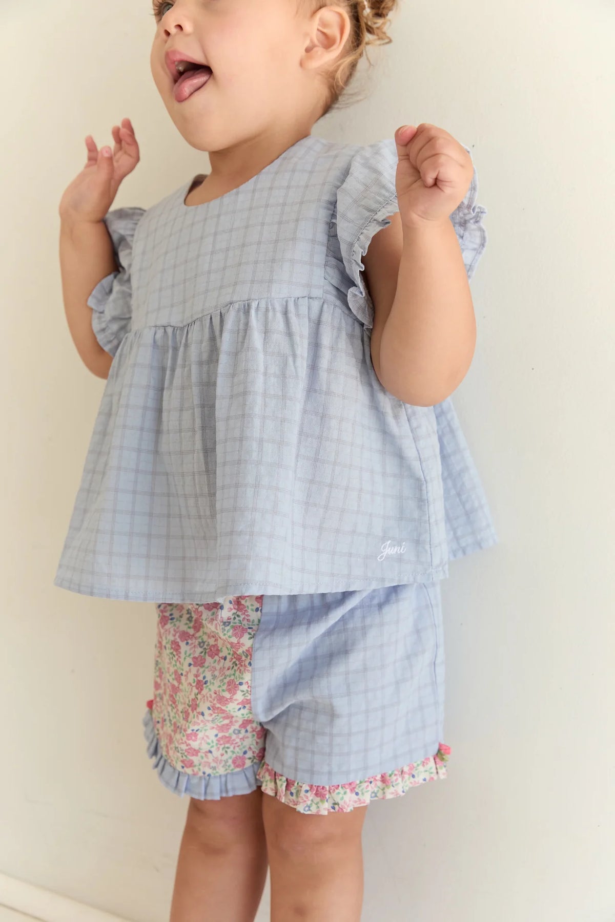 Daisy Blouse | Sky Check