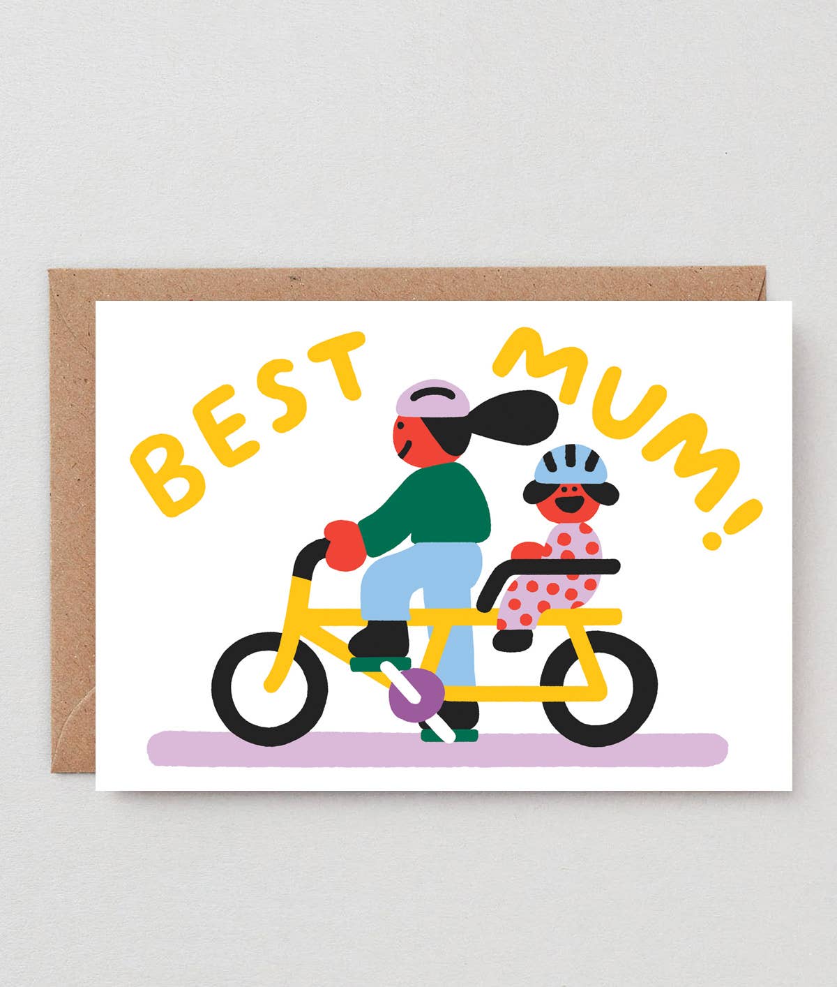 Best Mum Bike Ride Greeting Card