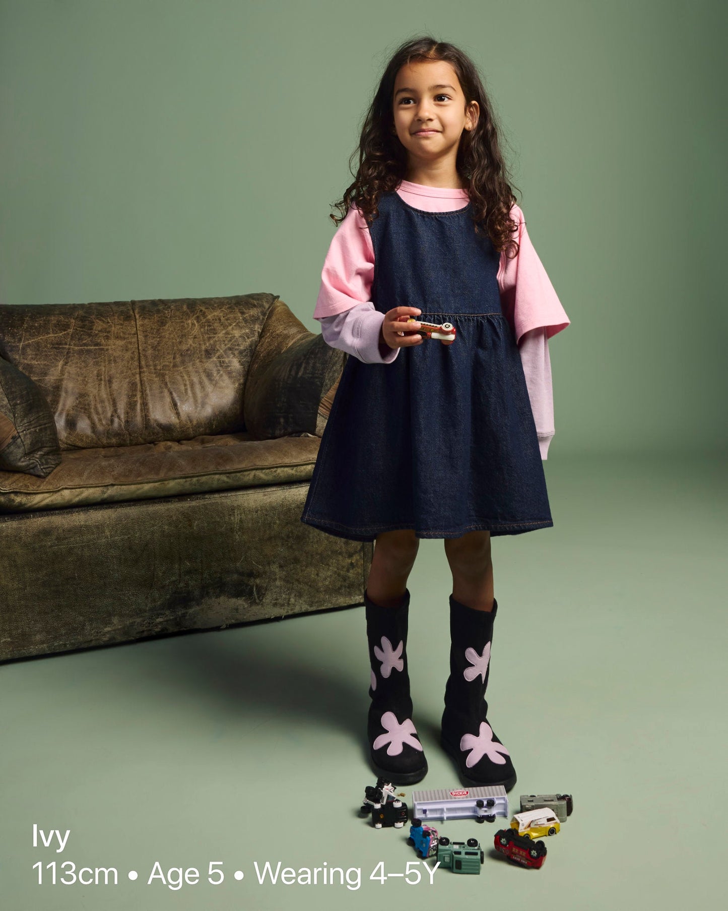 Wendy Denim Dress | midnight
