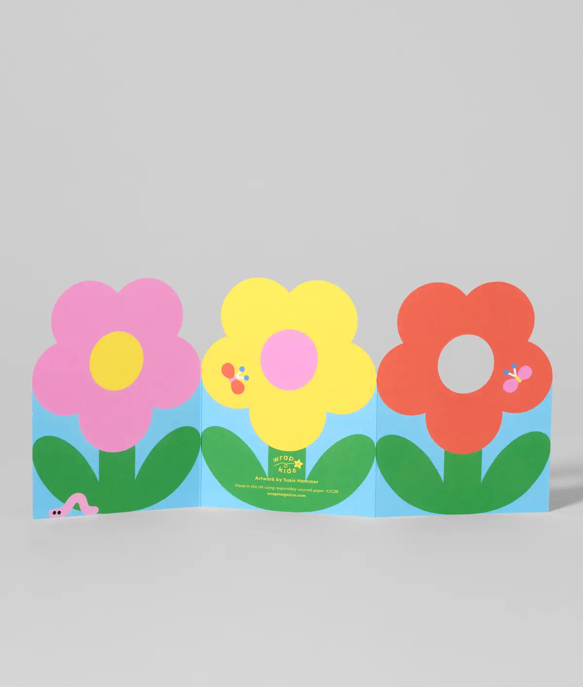 Bug & Flower fold out card