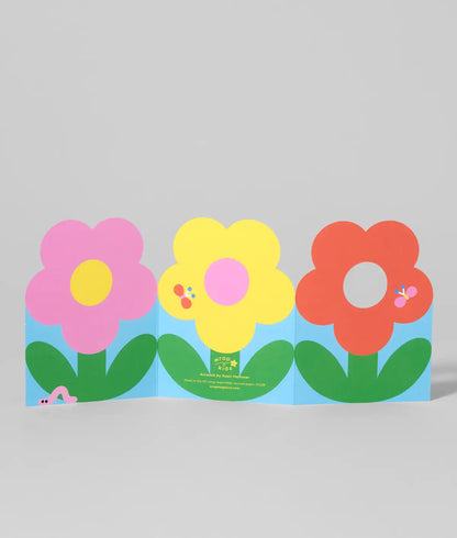 Bug & Flower fold out card