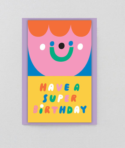 Flowers Fold Out Kid's Birthday Card