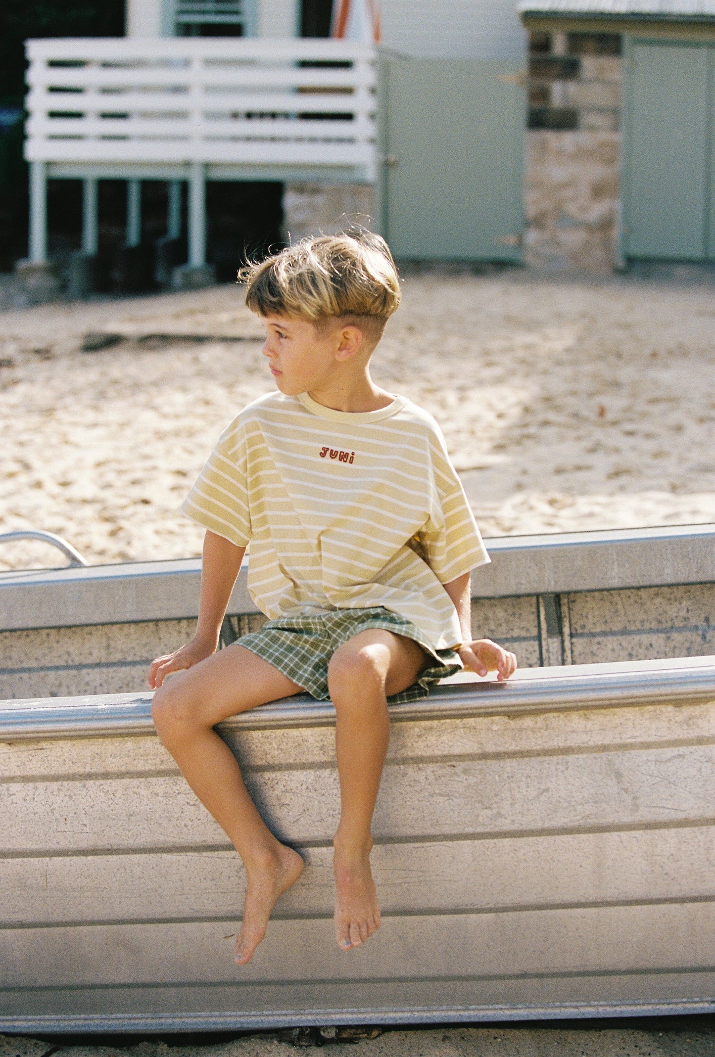 Zion Tee | Butter Stripe