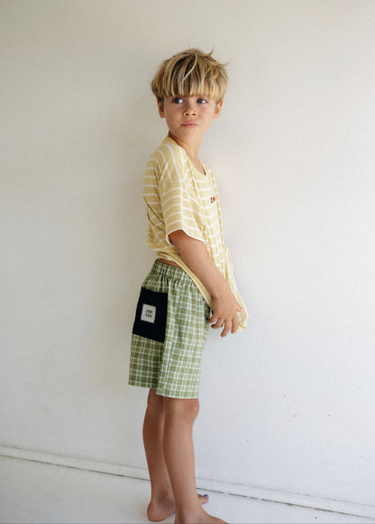 Zion Tee | Butter Stripe