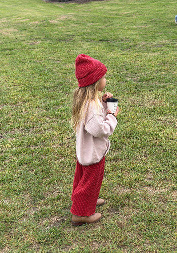 Knit Beanie | Chilli