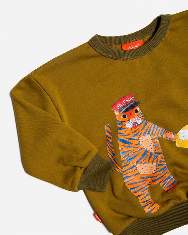French Terry Pullover | Tiger the Postie