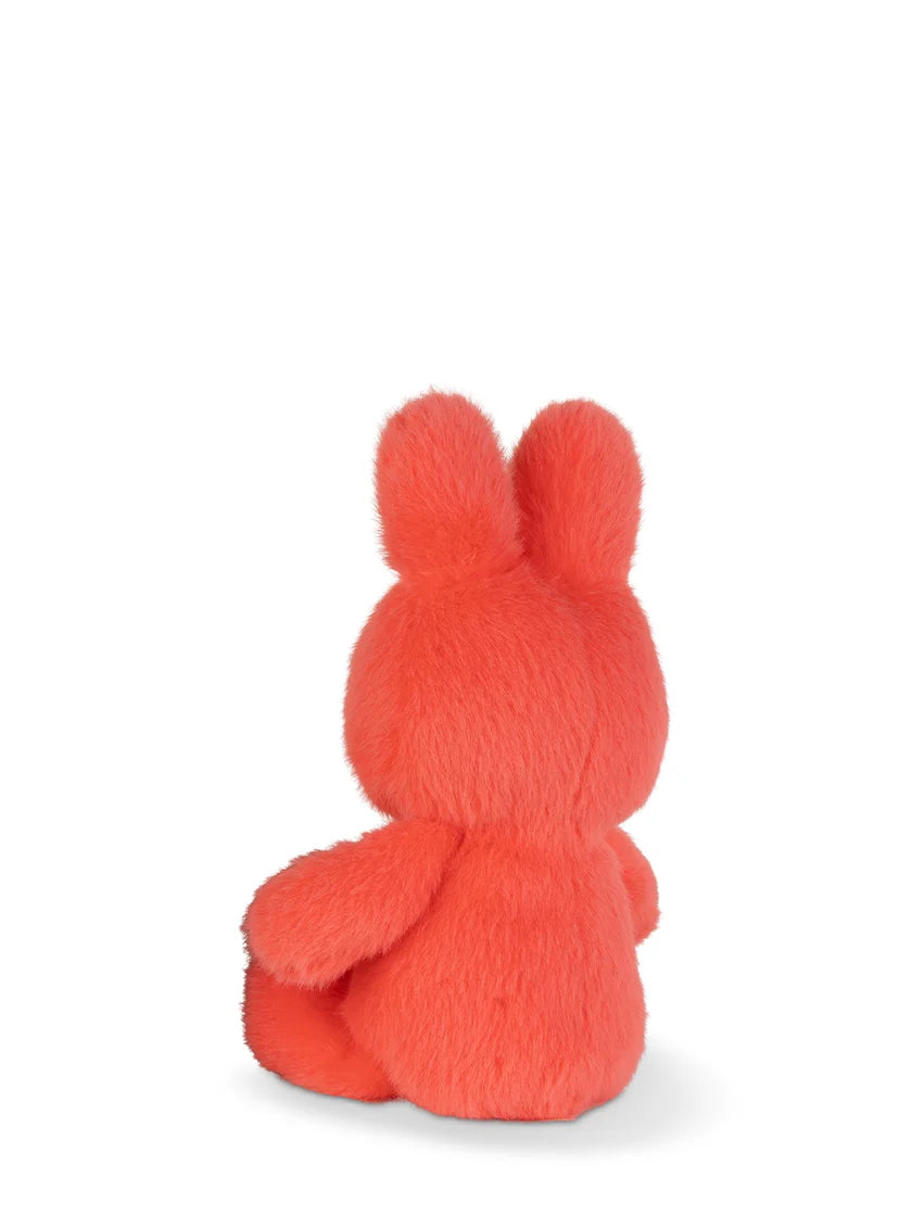 Miffy eco fuzzy teddy - 18cm - bright coral
