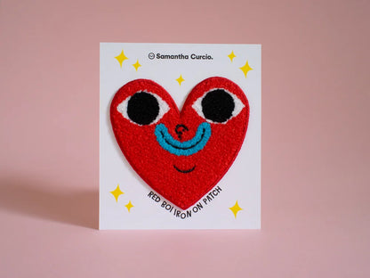 Red Boi |chenille iron-on patch