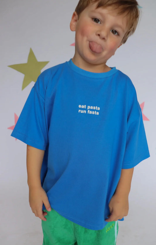 Pasta tee | sea blue