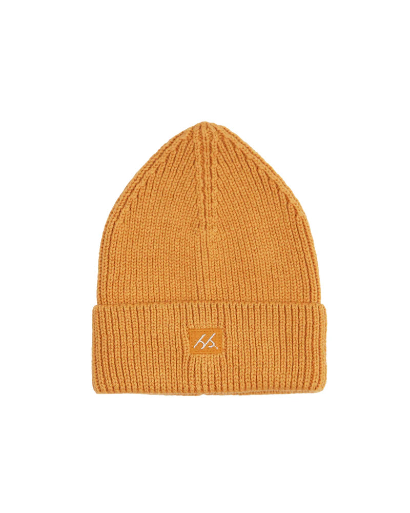 POINT BEANIE | GOLDEN YELLOW