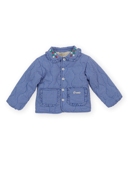 Wild Strawberry Gingham Padded Jacket