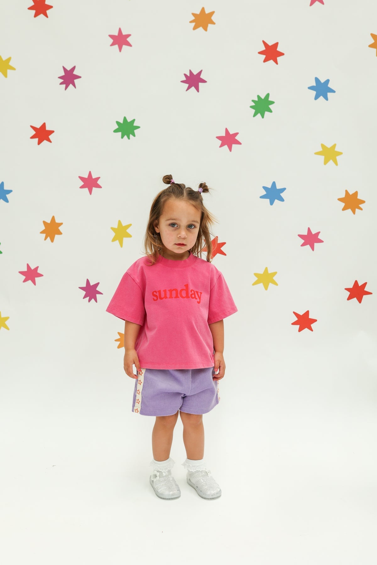 Playtime cord shorts | purple