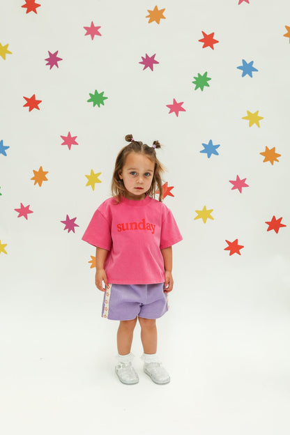 Playtime cord shorts | purple