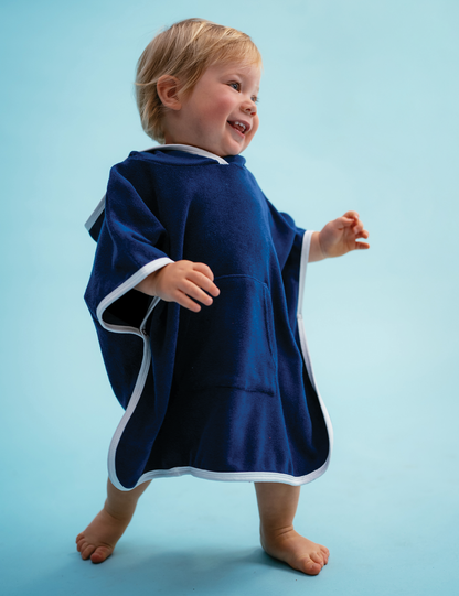 Terry poncho | navy