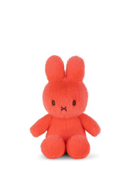 Miffy eco fuzzy teddy - 18cm - bright coral