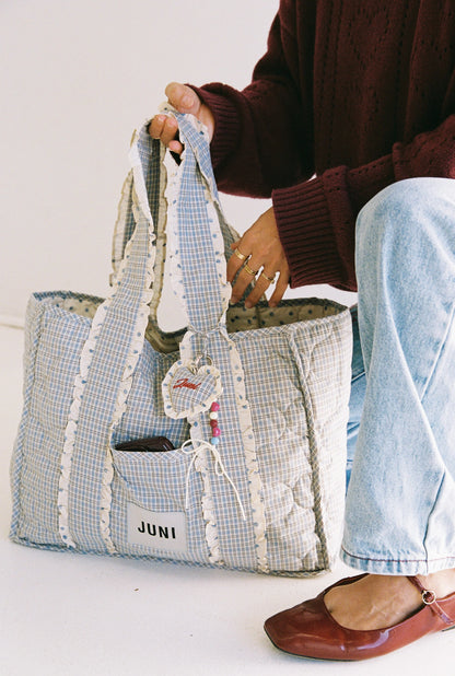 The Everything Bag - Blue Check
