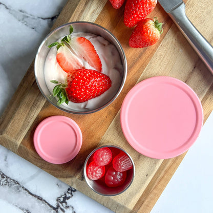Stainless Steel Snack Pots: Grape
