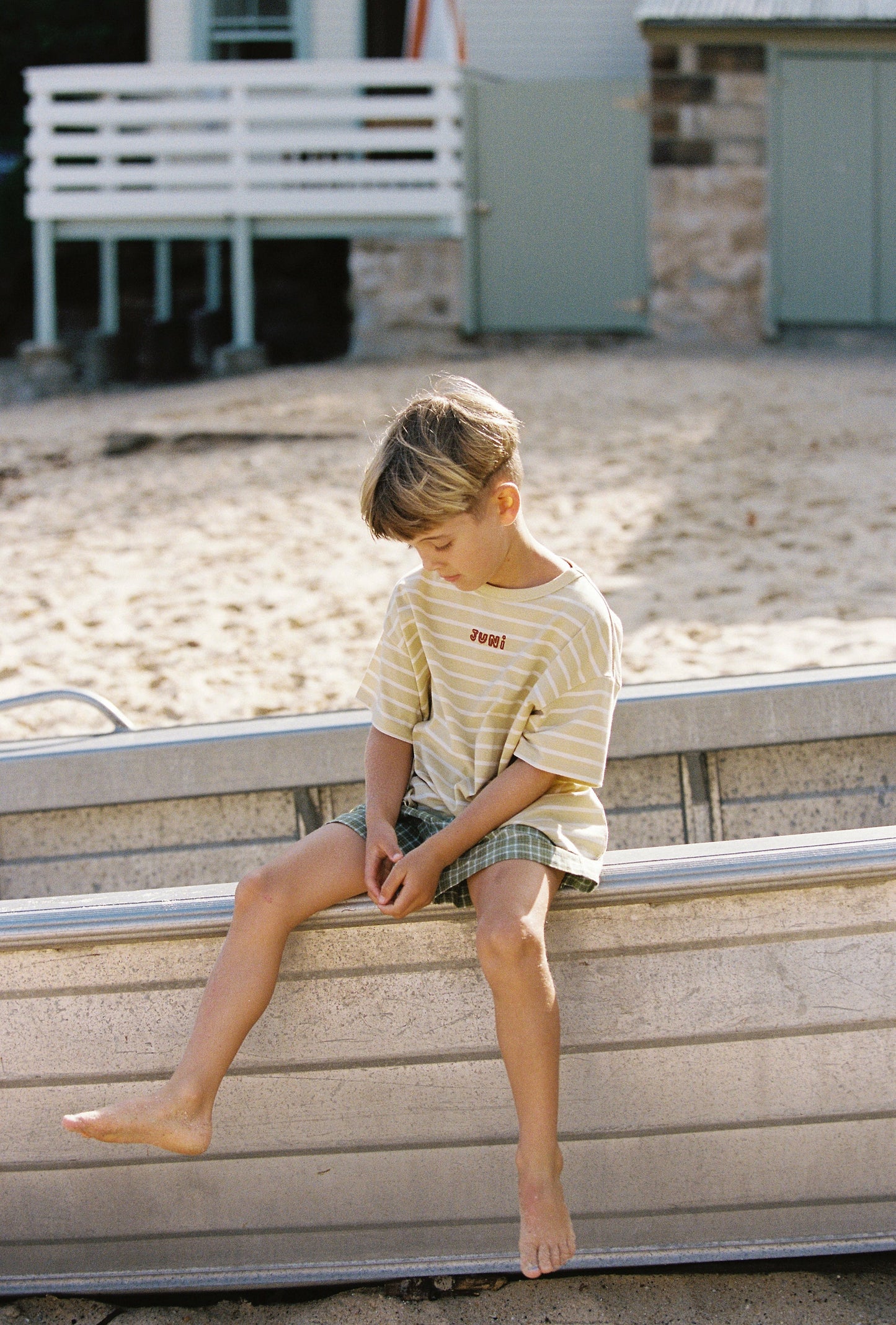 Zion Tee | Butter Stripe