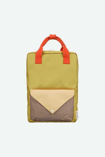 backpack large | envelope | bookworm green