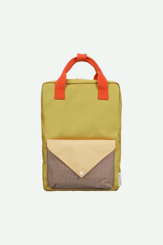 backpack large | envelope | bookworm green