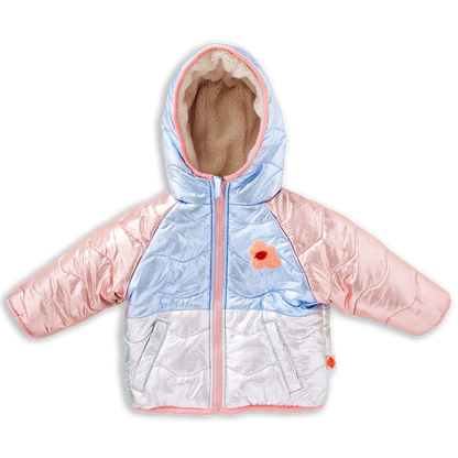 Hej Blomma! Reversible Kids Puffer Jacket