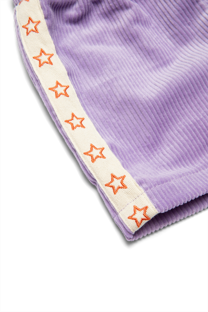 Playtime cord shorts | purple