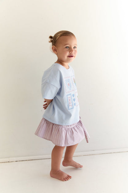 Annika Skirt | Rosa Stripe