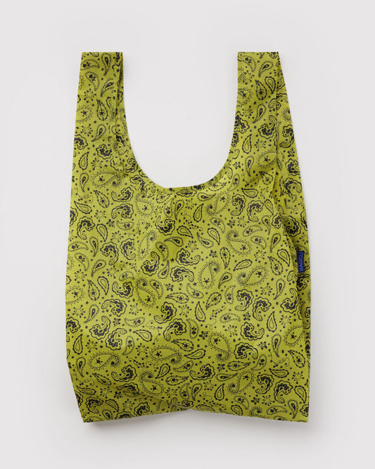 Standard Baggu | chartreuse paisley
