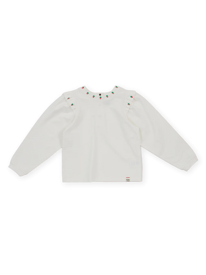 Mini Strawberry Long Sleeve Top