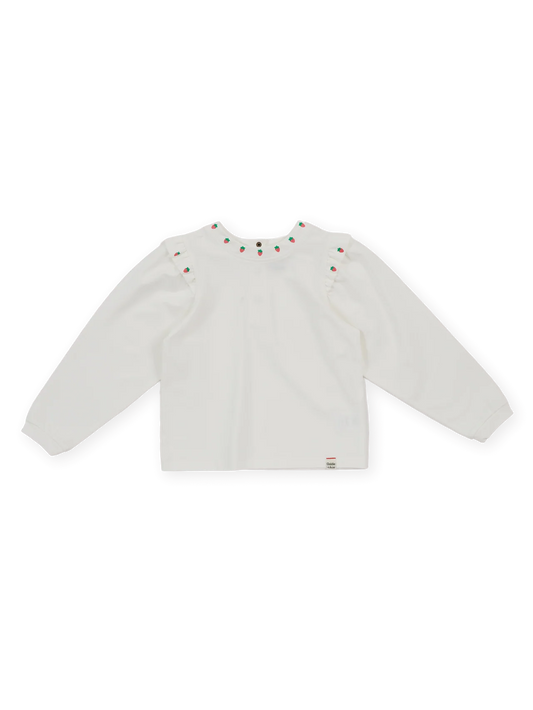 Mini Strawberry Long Sleeve Top