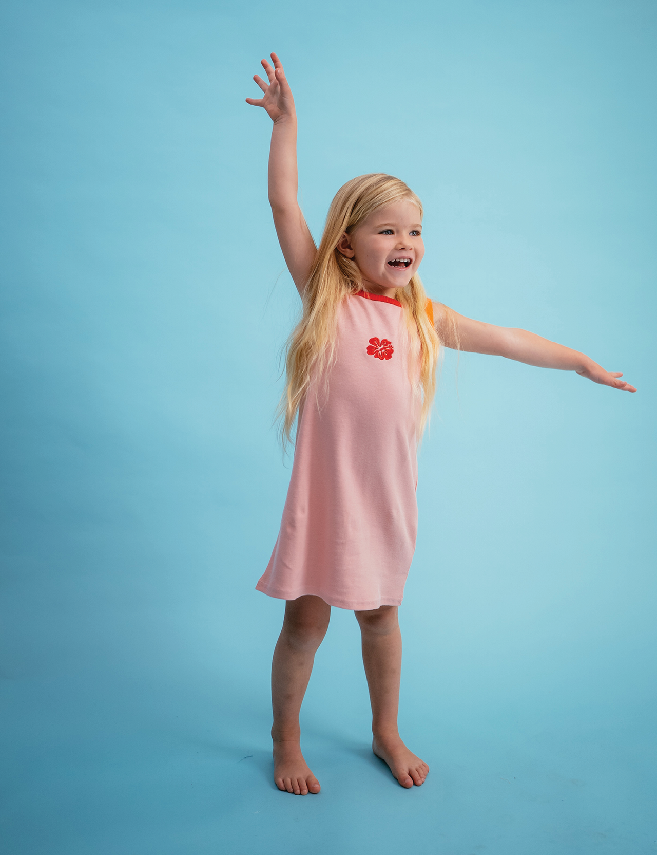 Hibiscus singlet dress