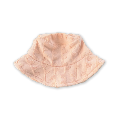 Terry Flow Bucket Hat - Peachy