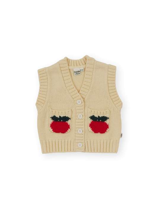 Apple Pocket Knit Vest
