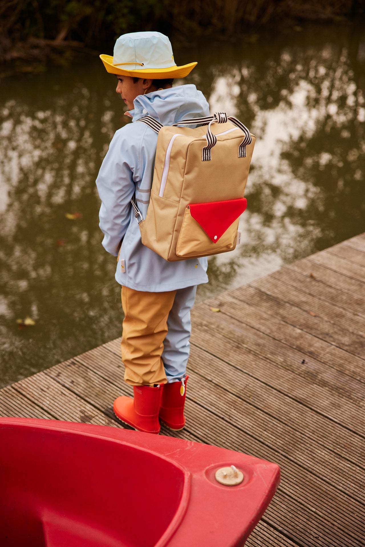 backpack large | envelope | reed green