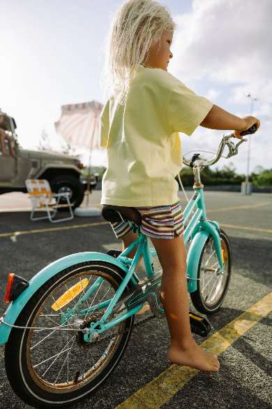 Tutti Fruiti Stripe Terry Shorts