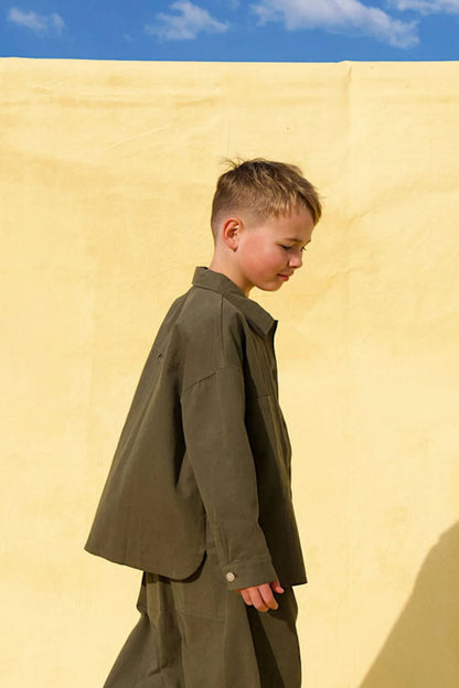 The Sunny Shirt Jacket - Khaki