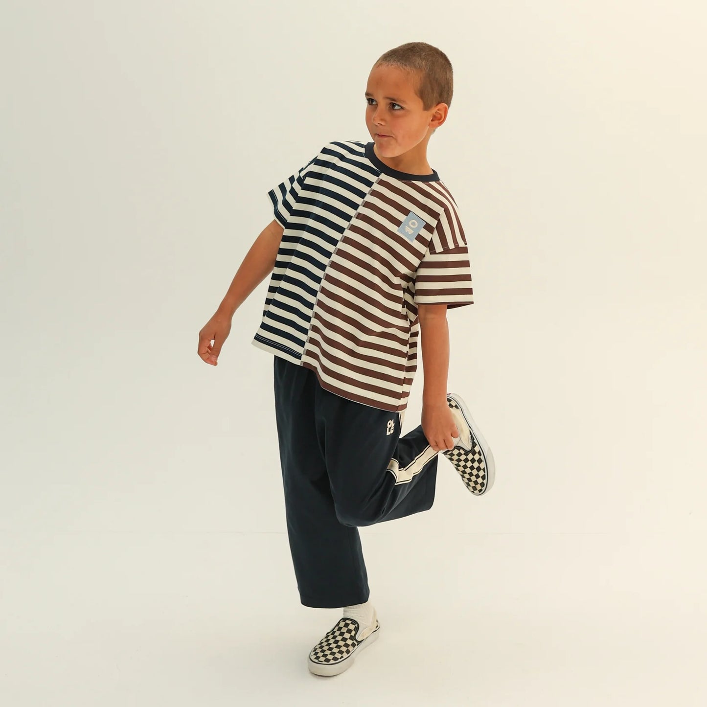 Slit Stripes Tee