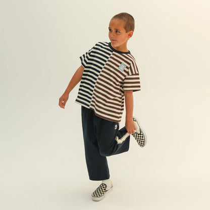 Slit Stripes Tee
