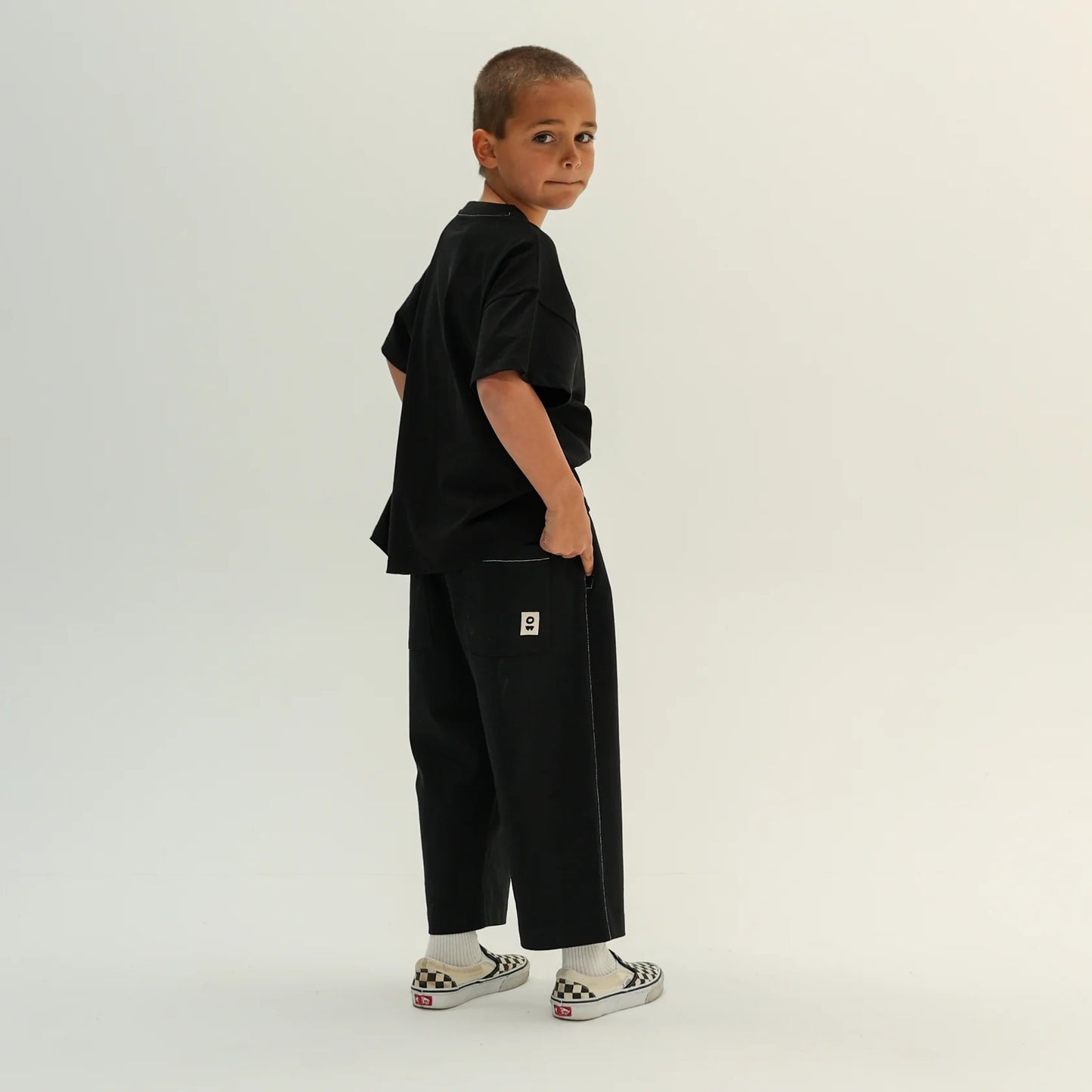 Skate Crop Pant | Black