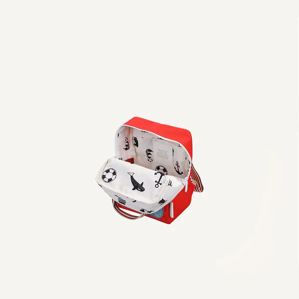 backpack small | envelope | red