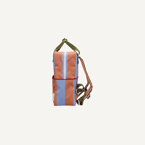 backpack medium | striped | cloud + maple whirl