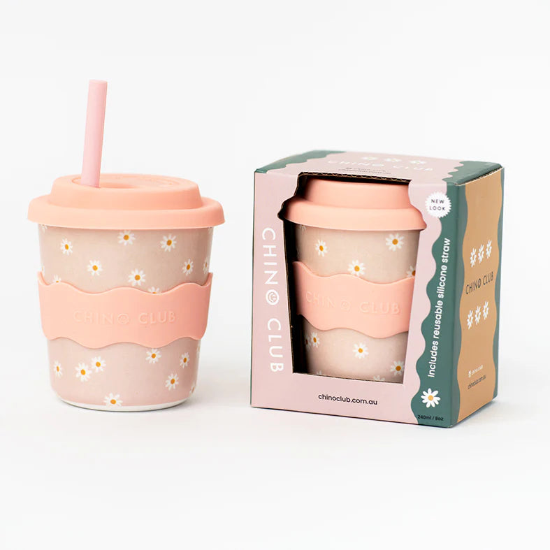 Pink Daisy Kids Keep Cup | 8 oz