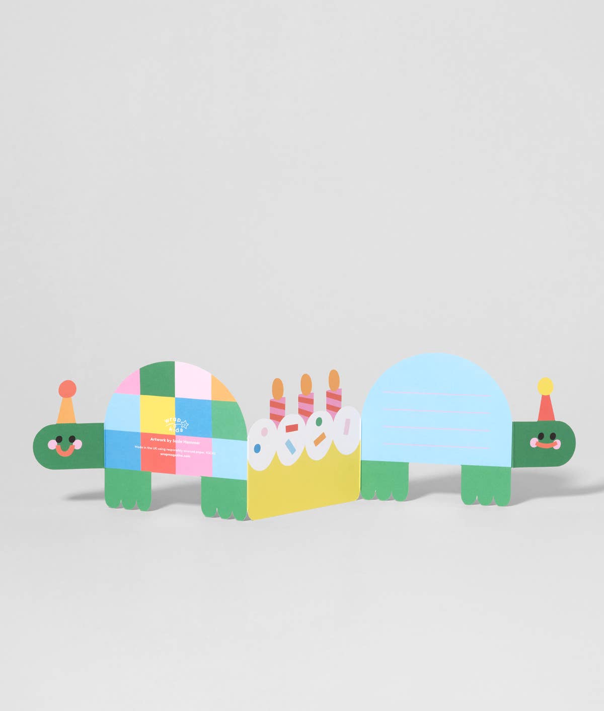 Birthday Tortoises Fold Out Card