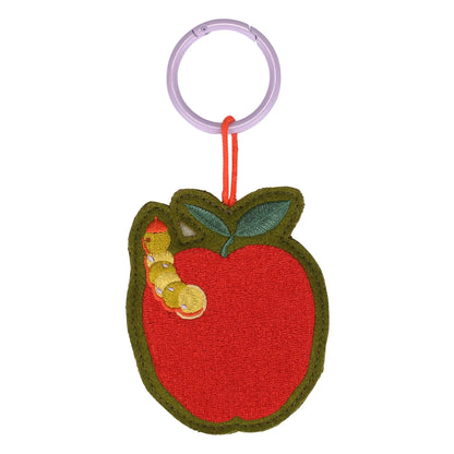 embroidered keychain | lemon tree | apple