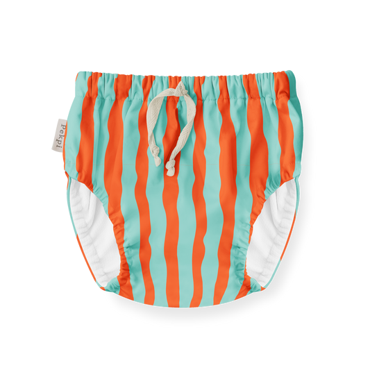Re-usable swim nappy | sea kelp aqua