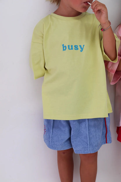 Busy tee | lime