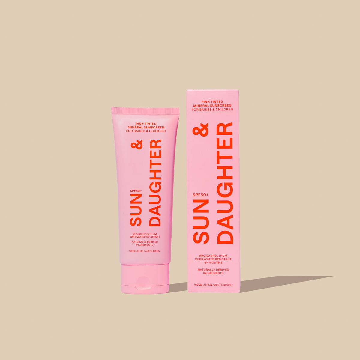 PINK SPF50+ MINERAL SUNSCREEN FOR BABIES & CHILDREN